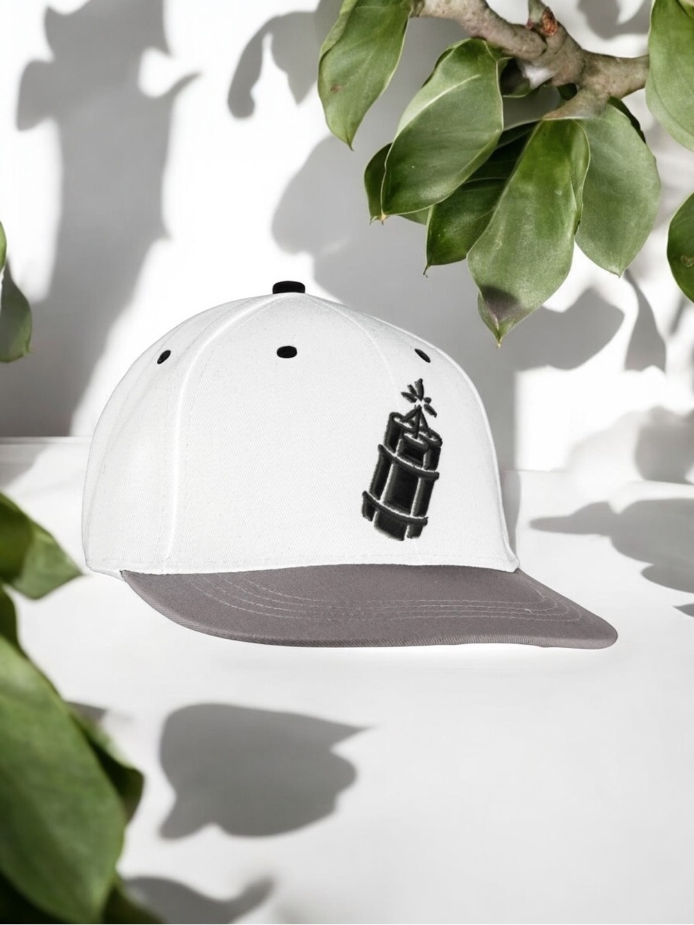 Dynomyco White SnapBack Cap / Hat